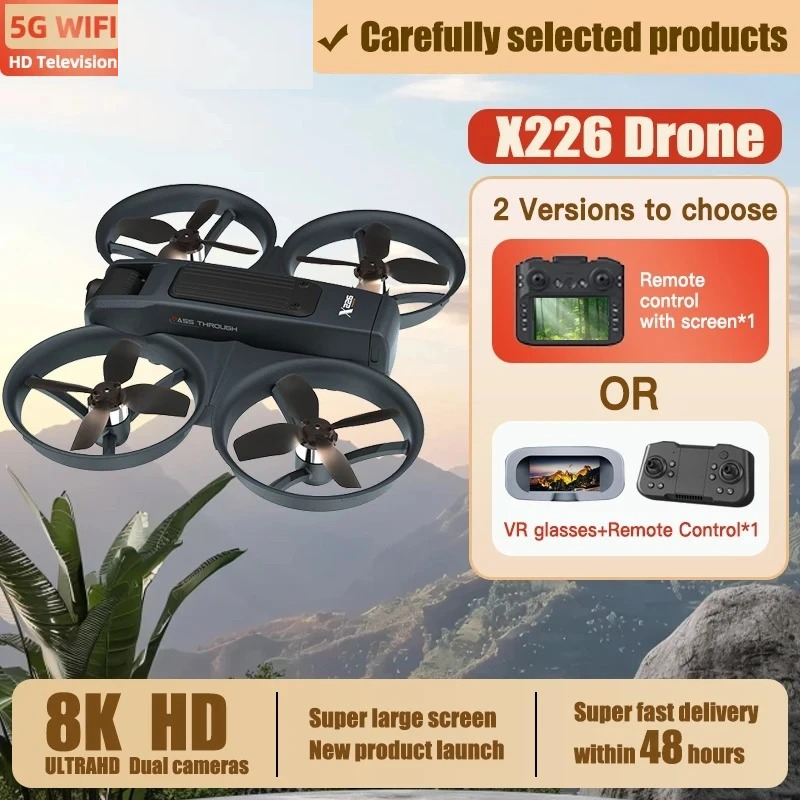 Drone Rc X226 - طائرة بدون طيار X226/VR RC الأصلية،