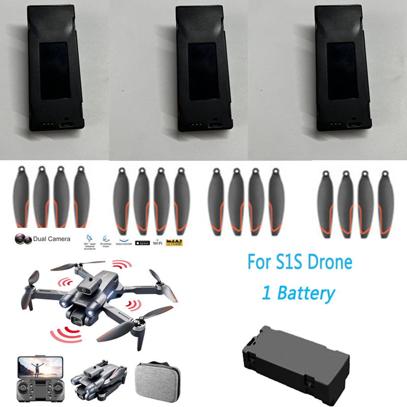 Drone Rc S1S - بطارية طائرة S1S بدون طيار، بطارية