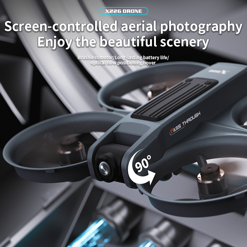 Drone Rc X226 - طائرة بدون طيار X226 احترافية 4K