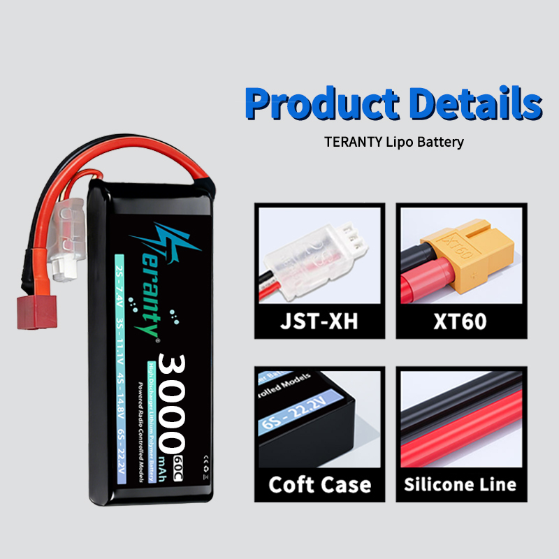بطارية ليثيوم بوليمر TERANTY 2 - مراجعة Drone Lipo Battery وسعره
