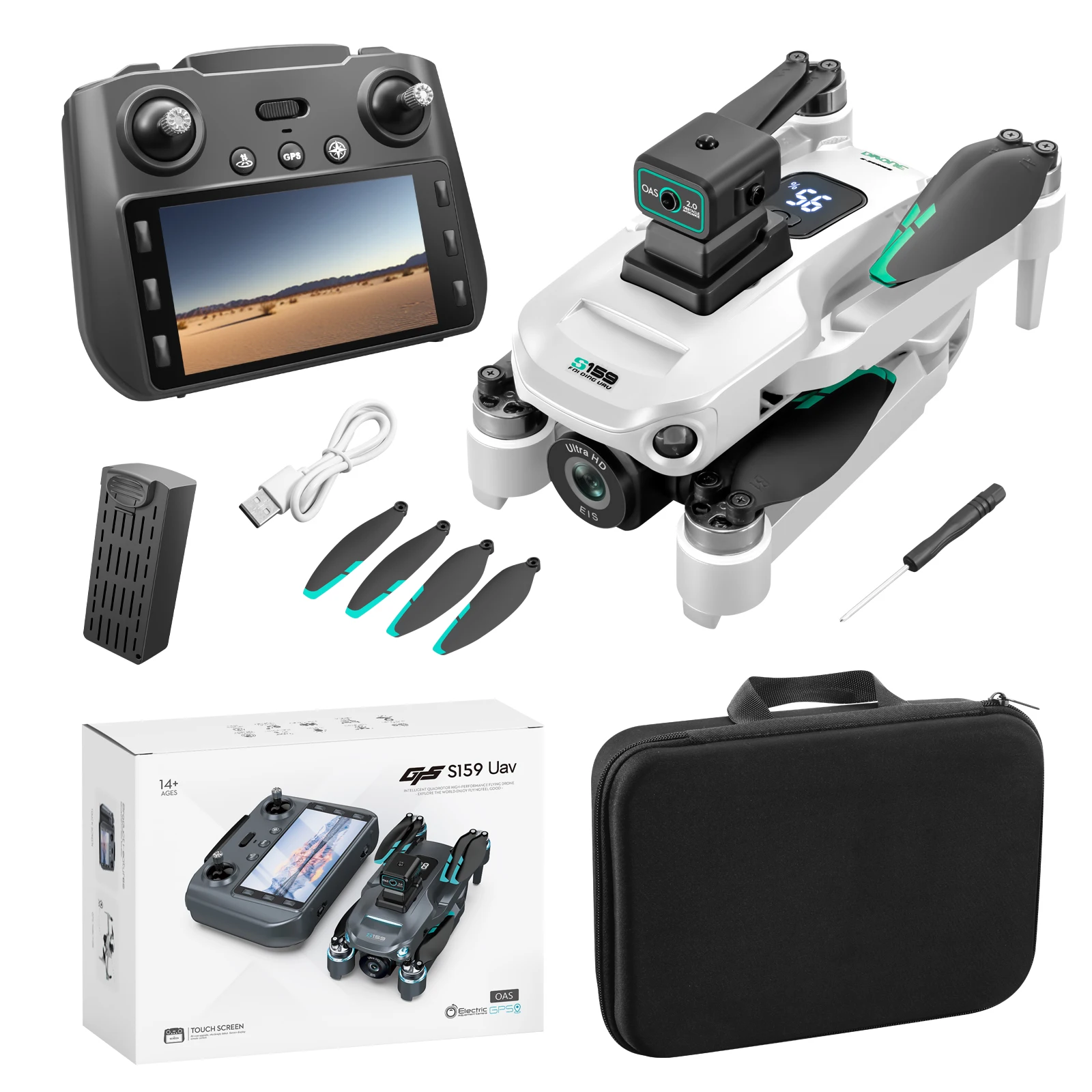 المهنية S159 نظام تحديد المواق - مراجعة Drone Rc Gps S159 وسعره