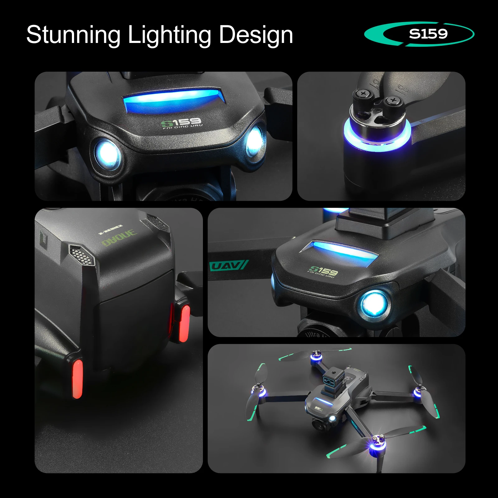 المهنية S159 نظام تحديد المواق - مراجعة Drone Rc Gps S159 وسعره
