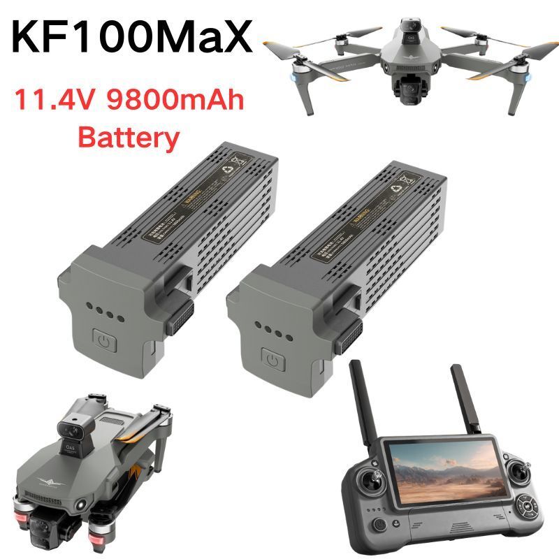 KF100 MAX RC الطائرة بدون طيار - مراجعة Drone Lipo Battery وسعره