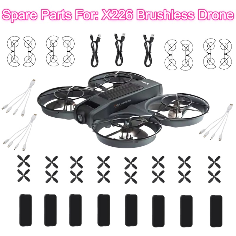 طائرة بدون طيار X226 مع محرك ب - مراجعة Drone Rc X226 وسعره