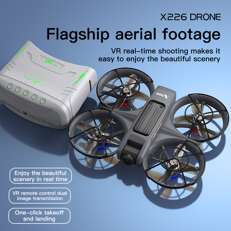طائرة بدون طيار صغيرة محمولة X - مراجعة Drone Rc X226 وسعره