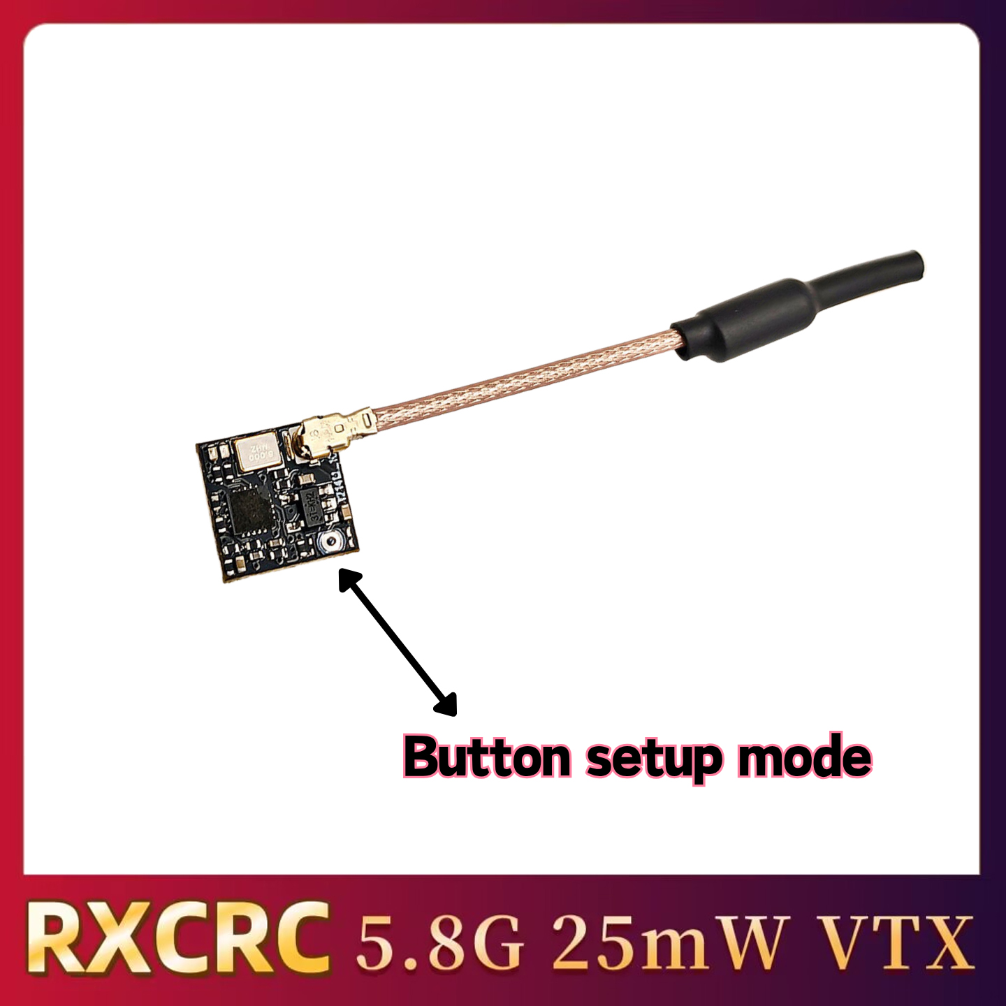 وحدة إرسال فيديو تناظرية RXCRC - مراجعة Drone Rc Receiver And Transmitter وسعره