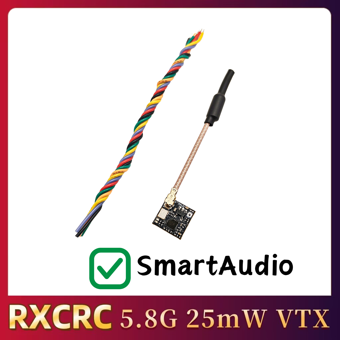 وحدة إرسال فيديو تناظرية RXCRC - مراجعة Drone Rc Receiver And Transmitter وسعره