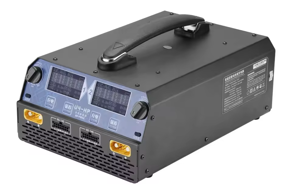 شاحن/مفرغ ذكي ثنائي القناة EV- - مراجعة Drone Lipo Battery وسعره