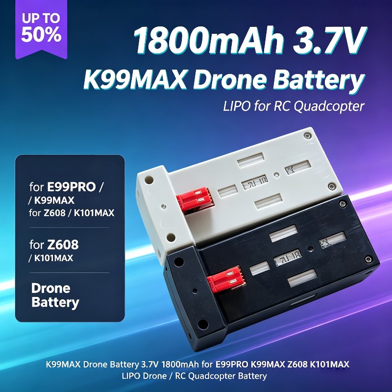 بطارية طائرة بدون طيار K99MAX  - مراجعة Drone Rc E99 Pro وسعره