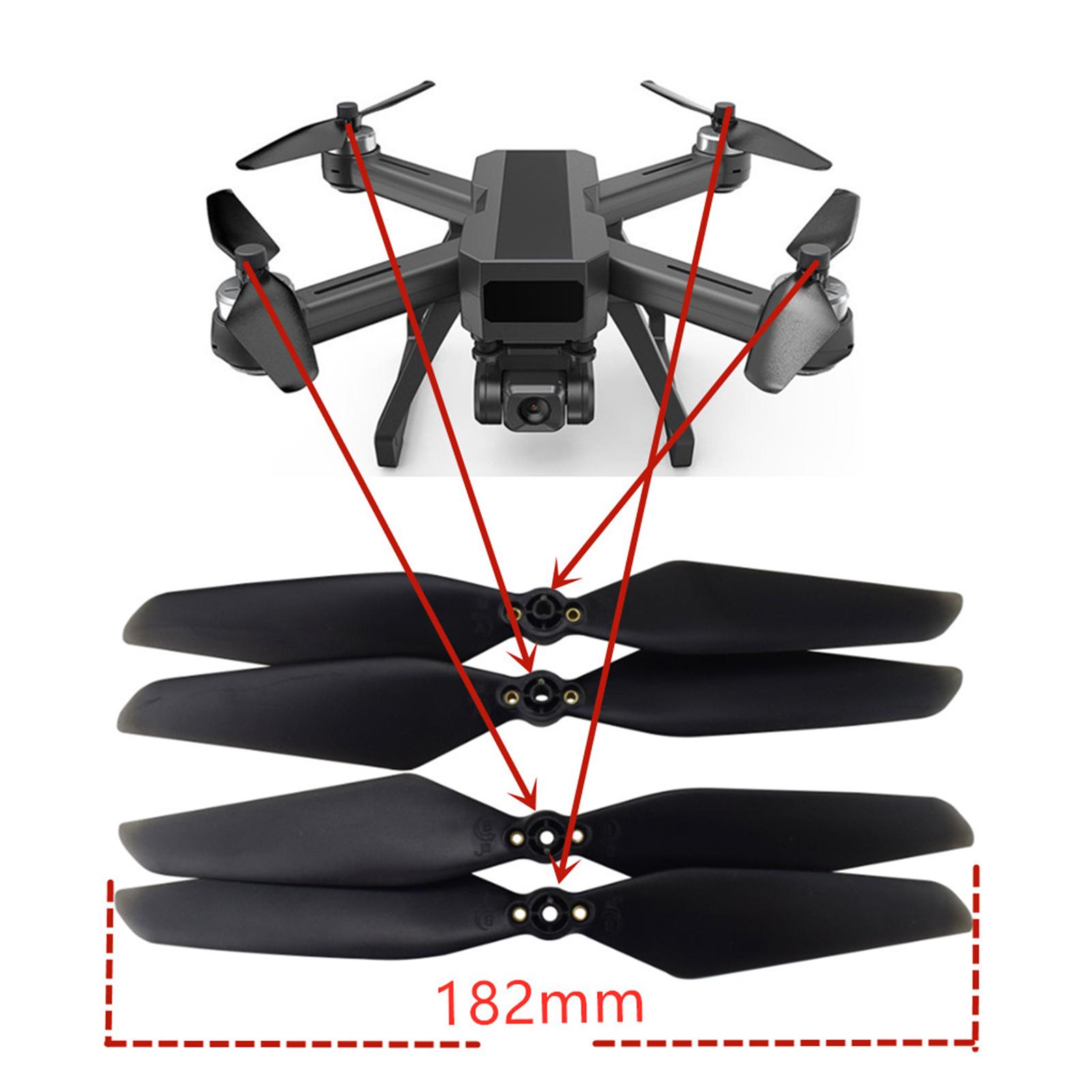 مروحة بلاستيكية سوداء، قطعة غي - مراجعة Drone Mjx Rc وسعره