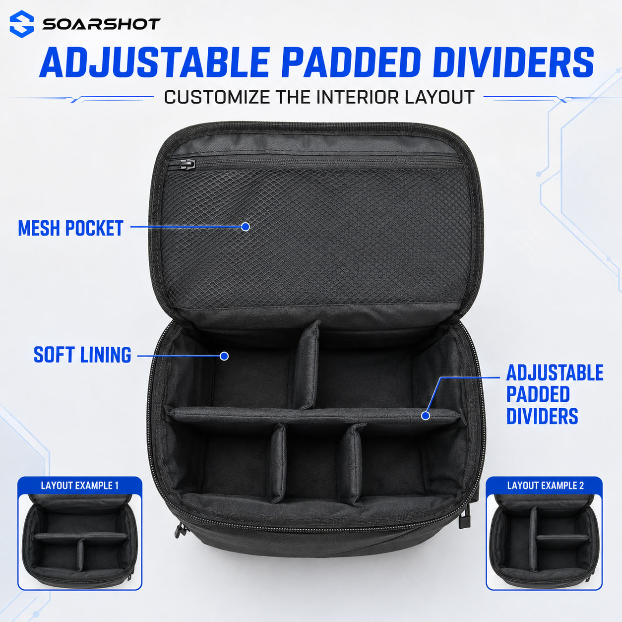 حقيبة حمل SOARSHOT لنظارات DJI - مراجعة Drone Carrying Bag وسعره